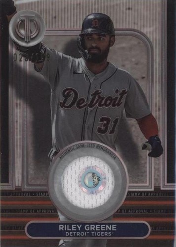 2024 Topps Tribute - Riley Greene #SOA-RG