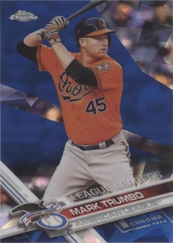 2017 Topps Chrome Sapphire Edition - Mark Trumbo #55