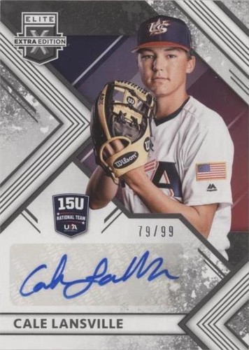 2018 Panini Elite Extra Edition - Cale Lansville #15U-CA