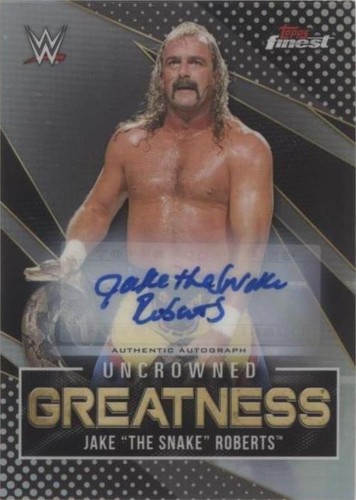 2021 Topps Finest WWE - Jake "The Snake" Roberts #UG-6