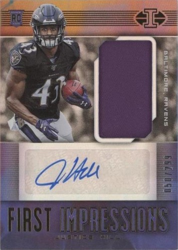 2019 Panini Illusions Justice Hill #125