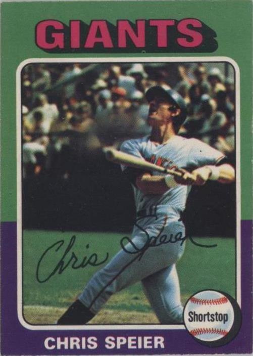 1975 O-Pee-Chee - Chris Speier #505