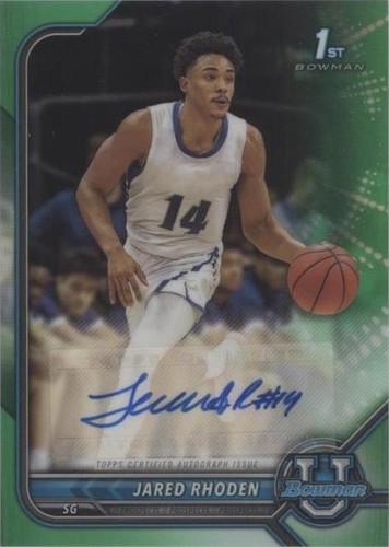 2021-22 Bowman University - Jared Rhoden #BCPA-JR