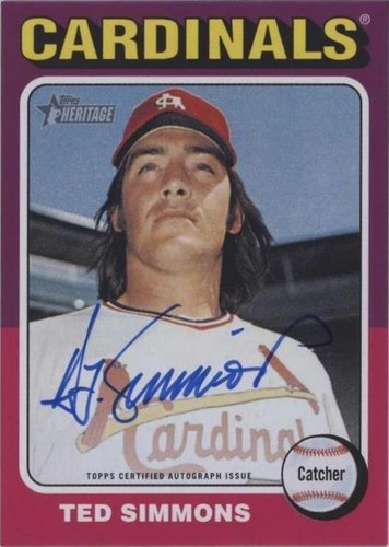 2024 Topps Heritage - Ted Simmons #ROA-TS