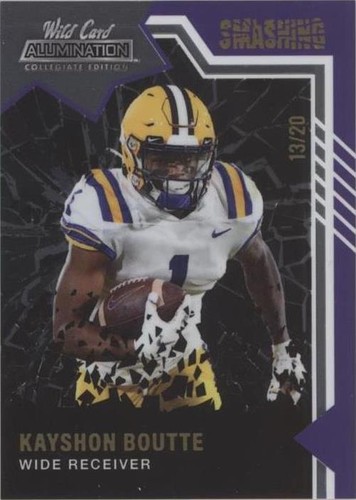 2021 Wild Card Alumination NIL Collegiate Edition Kayshon Boutte #ANSM-13