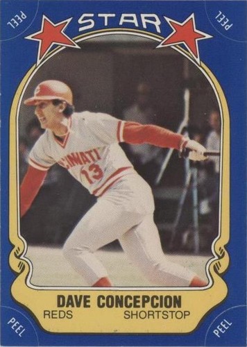 1981 Fleer Star Stickers - Dave Concepcion #101