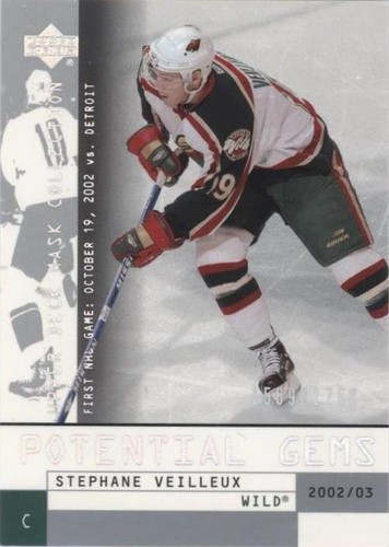 2002-03 Upper Deck Mask Collection - Stephane Veilleux #124