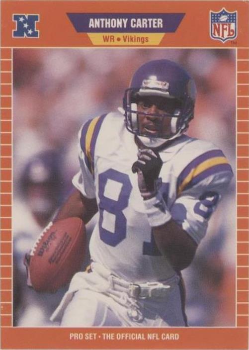 Juego profesional Anthony Carter #228 1989