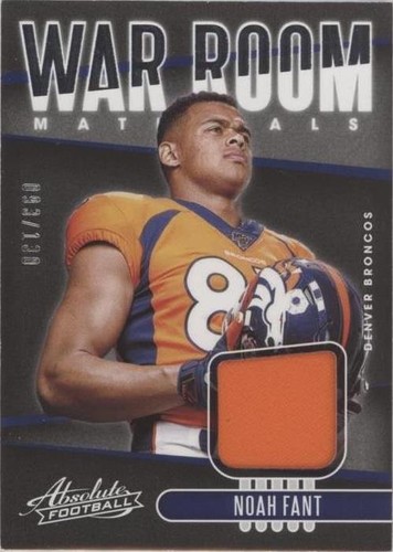 2019 Panini Absolute Noah Fant #WAR-33
