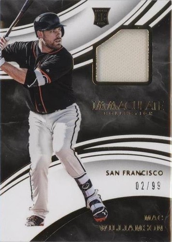 2016 Panini Immaculate Collection - Mac Williamson #IS-MW