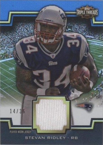 2011 Topps Triple Threads Stevan Ridley #TTUSR-140