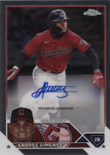 2023 Topps Chrome Update Series - Andres Gimenez #AC-AG