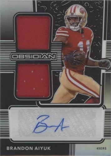 2020 Panini Obsidian Brandon Aiyuk #RJI-10