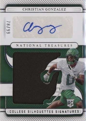 2023 Panini National Treasures Collegiate Christian Gonzalez #CSS-CG