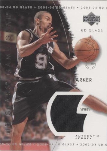 2003-04 UD Glass - Tony Parker #GG-TP