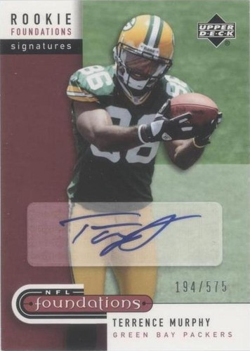 2005 Upper Deck NFL Foundations Terrence Murphy #231