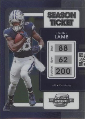 2021 Panini Contenders Optic CeeDee Lamb #27