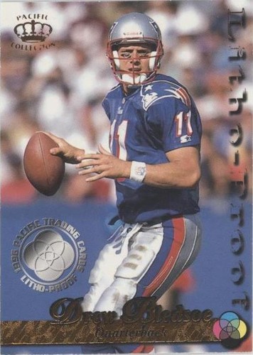 1996 Pacific Litho-Cel Drew Bledsoe #25