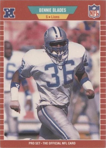 1989 Pro Set Bennie Blades #117