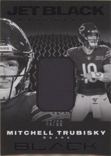 2020 Panini Black Mitchell Trubisky #JB6