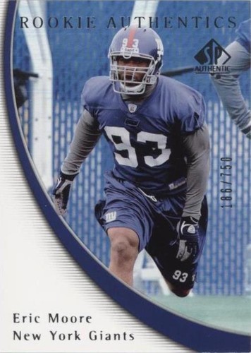 2005 SP Authentic Eric Moore #170