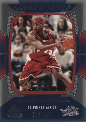 2004-05 SP Game Used - LeBron James #133