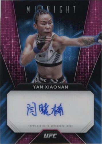 2024 Topps Midnight UFC - Yan Xiaonan #GG-YXN
