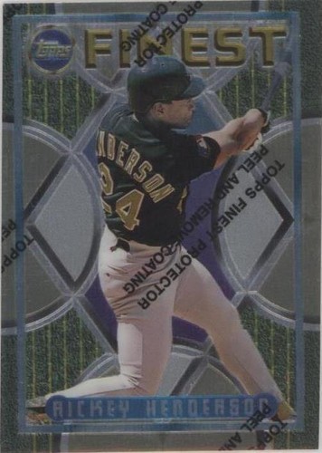 1995 Topps Finest - Rickey Henderson #47