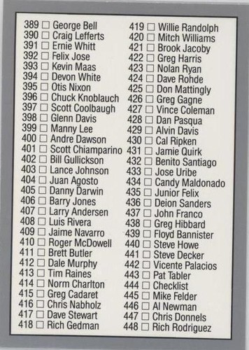 1991 Leaf - Darryl Strawberry #444