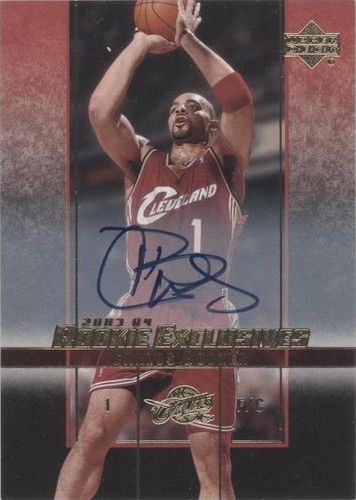 2003-04 Upper Deck Rookie Exclusives - Carlos Boozer #A34