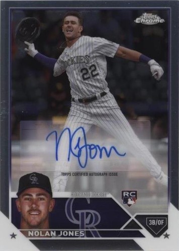 2023 Topps Chrome Update Series - Nolan Jones #AC-NJ