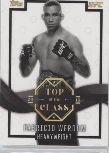 2016 Topps UFC Top of the Class - Fabricio Werdum #TOC-8