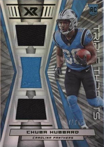 2021 Panini XR Chuba Hubbard #RTT-CHU