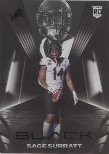 2021 Panini Black Sage Surratt #180