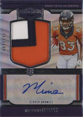 2023 Panini Plates & Patches Marvin Mims #RPA-19
