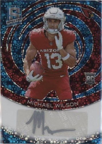 2023 Panini Spectra Michael Wilson #RAU-MWI