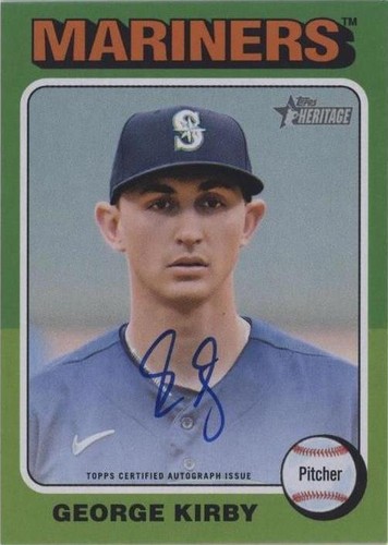 2024 Topps Heritage Real One Autograph Auto George Kirby ROA