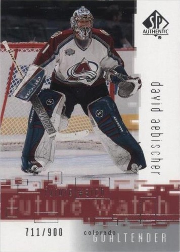 2000-01 SP Authentic - David Aebischer #98