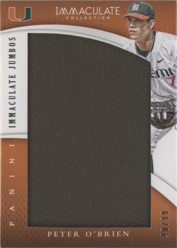 2015 Panini Immaculate Collection Collegiate - Peter O'Brien #87