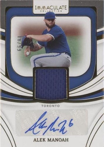 2022 Panini Immaculate Collection - Alek Manoah #IMS-AM