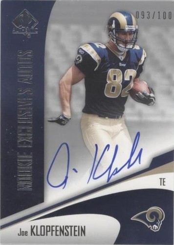 2006 SP Authentic Joe Klopfenstein #REA-JK