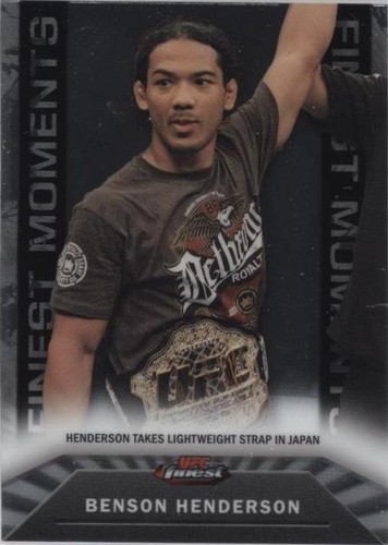 2013 Topps Finest UFC - Benson Henderson #FM-2