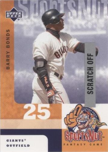2003 Upper Deck Game Face Barry Bonds #167 | eBay
