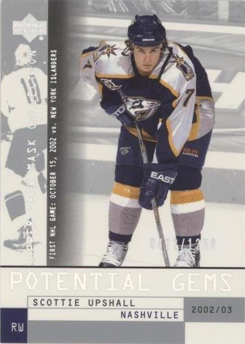 2002-03 Upper Deck Mask Collection - Scottie Upshall #176