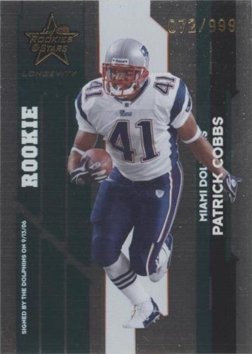 2006 Leaf Rookies & Stars Longevity Patrick Cobbs #190