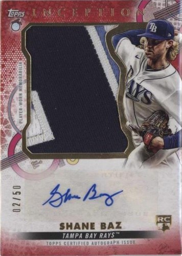2022 Topps Inception - Shane Baz #IAJP-SBA