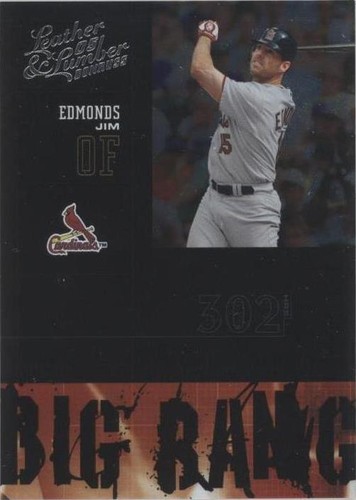 2005 Donruss Leather & Lumber - Jim Edmonds #BB-15