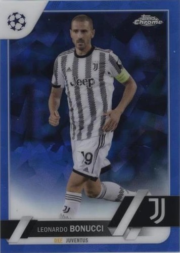 2022-23 Topps Chrome Sapphire Edition UEFA Club Competitions Leonardo Bonucci #39