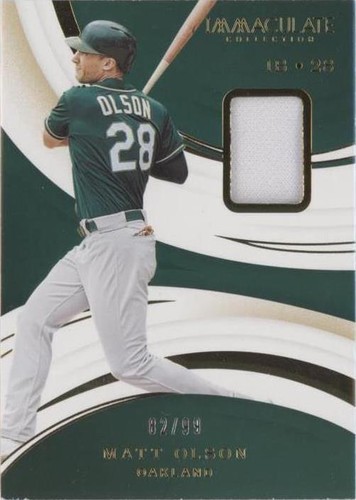 2020 Panini Immaculate Collection - Matt Olson #44