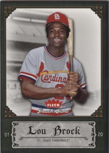 2006 Fleer Greats of the Game - Lou Brock #59